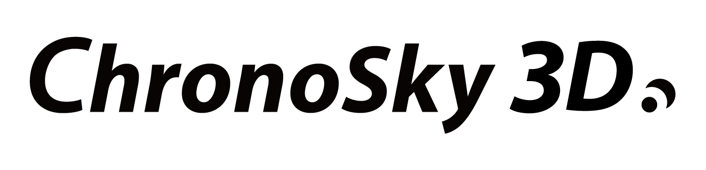 ChronoSky 3Dロゴ