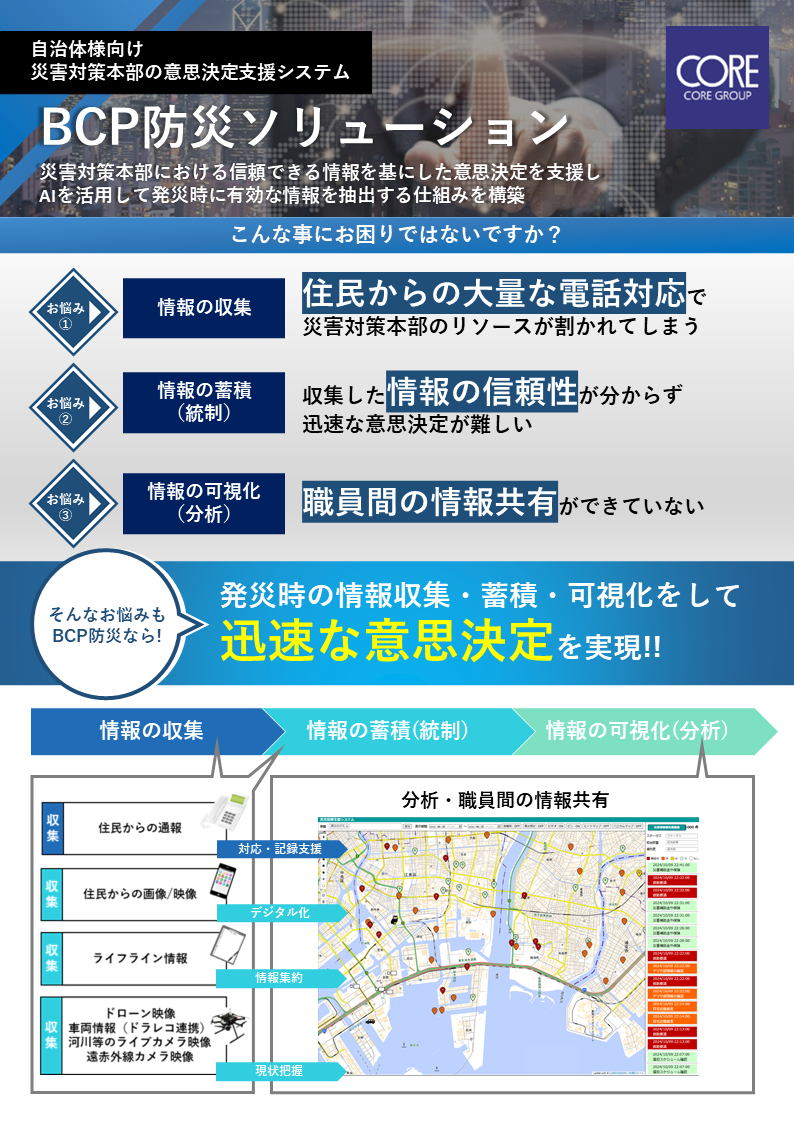 BCP防災ソリューションリーフレット