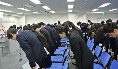 2018年度コアグループ入社式
